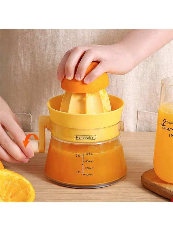 Manual Juice Extractor/Hand-Operated Fruit Juicer for Home Use/Orange Lemon Juicing Cup/Screw Press Juicer - Image 2