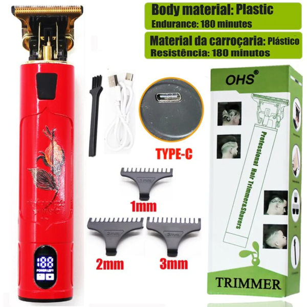 Vintage T9 Electric Hair Clipper Professional Hair Cutting Machine Men'S Shaver Trimmer for Men Beard Haircut Machine Metal USB - Image 8