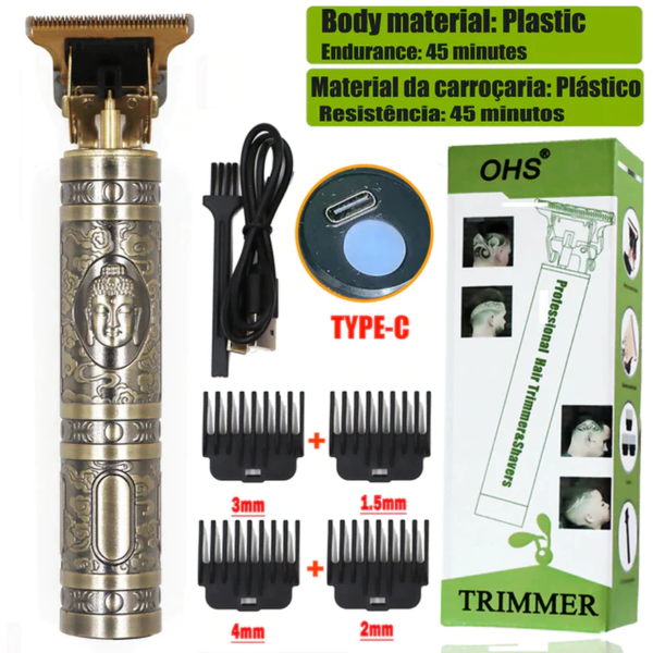 Vintage T9 Electric Hair Clipper Professional Hair Cutting Machine Men'S Shaver Trimmer for Men Beard Haircut Machine Metal USB - Image 23