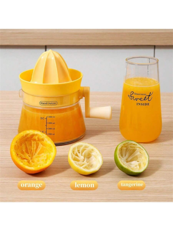 Manual Juice Extractor/Hand-Operated Fruit Juicer for Home Use/Orange Lemon Juicing Cup/Screw Press Juicer - Image 3